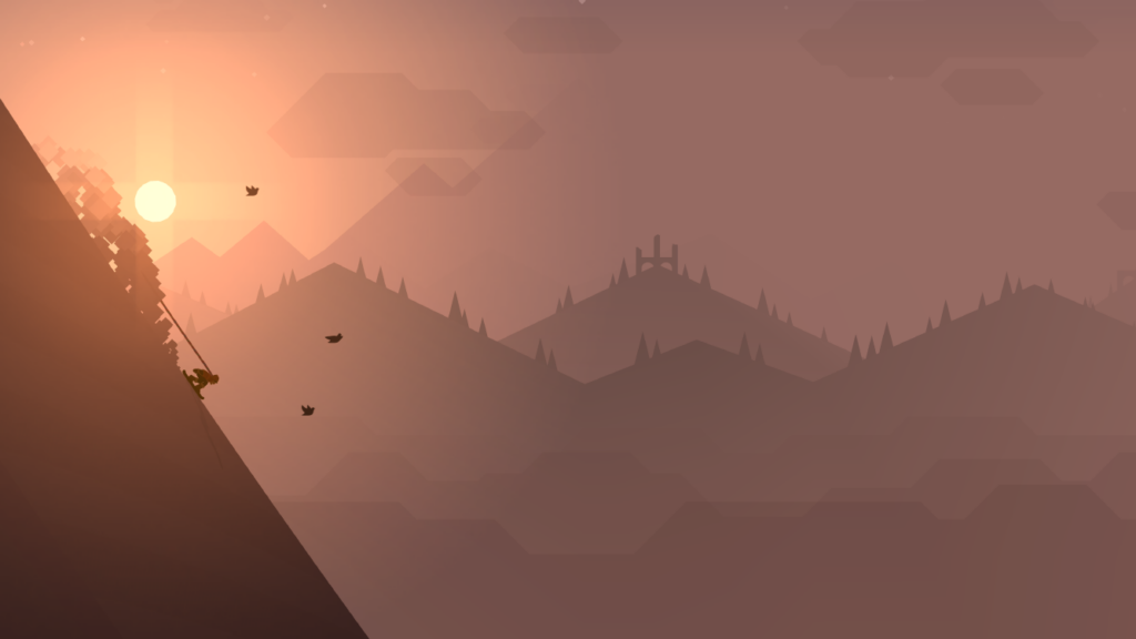 Sunrise in Alto's Adventure