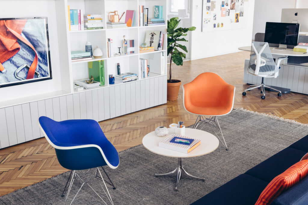 Harry's and an Eames chair
